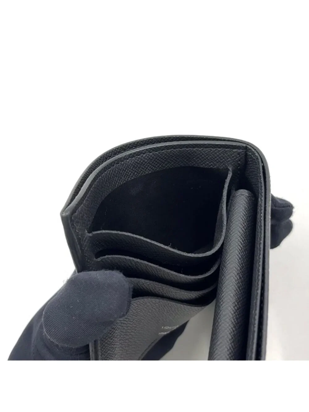 Louis Vuitton Portefeuille Marco NM Monogram Eclipse Leather Black Bifold